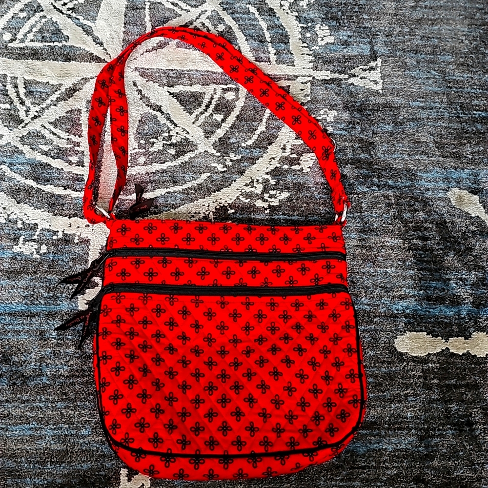 Red Vera Bradley crossbody Purse